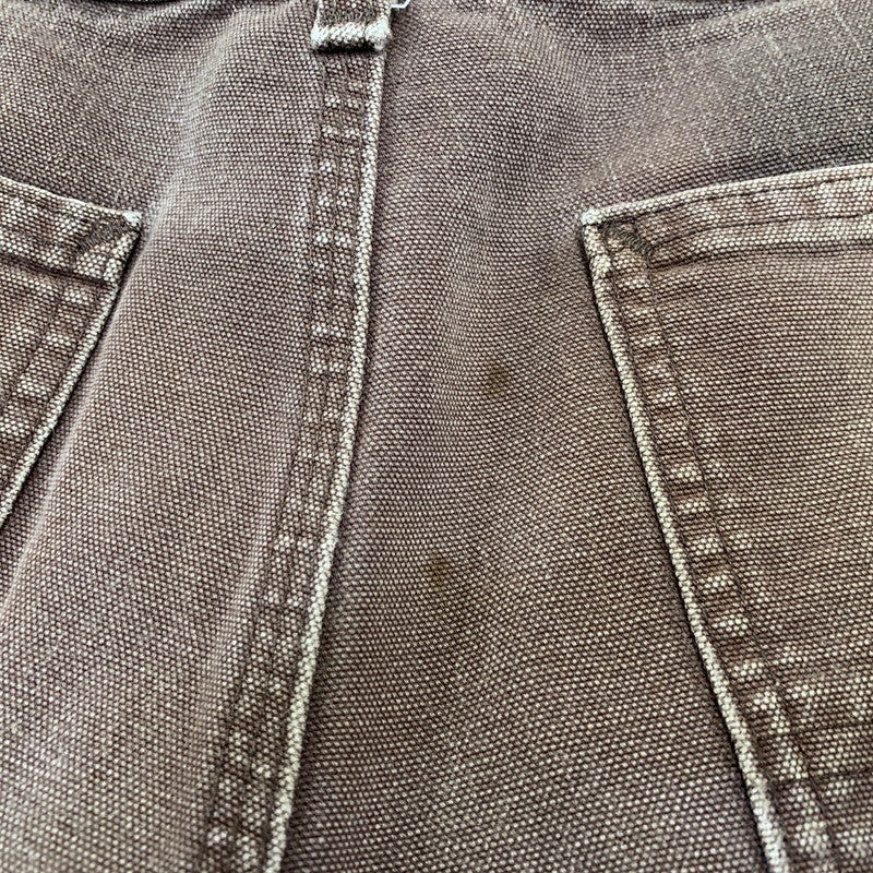 【中古品】【メンズ】 Carhartt カーハート ORIGINAL DUNGAREE FIT DUCK PAINTER PANTS B11 DKB オリジナルダンガリーフィット ダックペインターパンツ メキシコ製 157-260702-as-05-izu サイズ：30×30 カラー：ダークブラウン 万代Net店