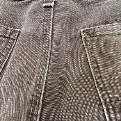【中古品】【メンズ】 Carhartt カーハート ORIGINAL DUNGAREE FIT DUCK PAINTER PANTS B11 DKB オリジナルダンガリーフィット ダックペインターパンツ メキシコ製 157-260702-as-05-izu サイズ：30×30 カラー：ダークブラウン 万代Net店