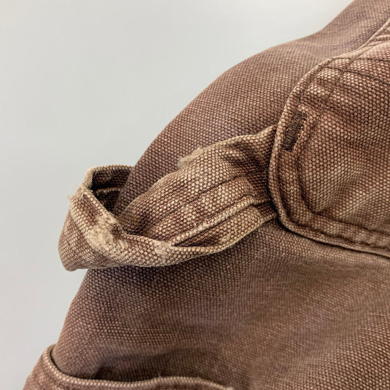 【中古品】【メンズ】 Carhartt カーハート ORIGINAL DUNGAREE FIT DUCK PAINTER PANTS B11 DKB オリジナルダンガリーフィット ダックペインターパンツ メキシコ製 157-260702-as-05-izu サイズ：30×30 カラー：ダークブラウン 万代Net店