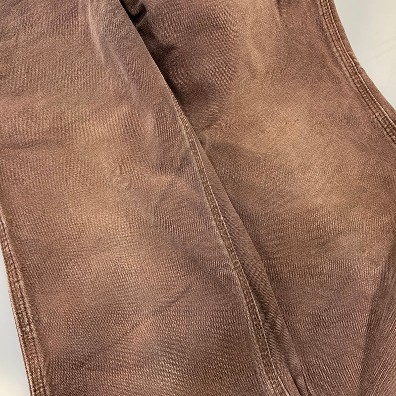 【中古品】【メンズ】 Carhartt カーハート ORIGINAL DUNGAREE FIT DUCK PAINTER PANTS B11 DKB オリジナルダンガリーフィット ダックペインターパンツ メキシコ製 157-260702-as-05-izu サイズ：30×30 カラー：ダークブラウン 万代Net店