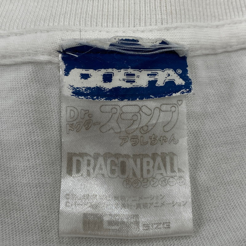 【中古品】【メンズ】 OLD COSPA オールドコスパ DRAGON BALL 30TH×DR.SLUMP ARALE CHAN 35TH GOKU&ARALE SS TEE ドラゴンボール Dr.スランプ アラレちゃん 半袖 Tシャツ 146-260519-as-18-izu サイズ：L カラー：ホワイト 万代Net店