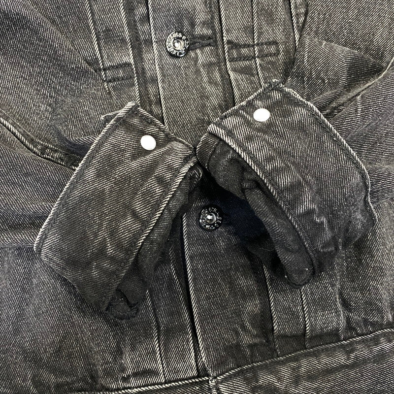 【中古品】【メンズ】 LEVI'S PREMIUM リーバイス プレミアム 30TH TYPE 1 TRUCKER JACKET 0022Q-0000 トラッカージャケット 147-260708-as-05-izu サイズ：S カラー：ブラック 万代Net店
