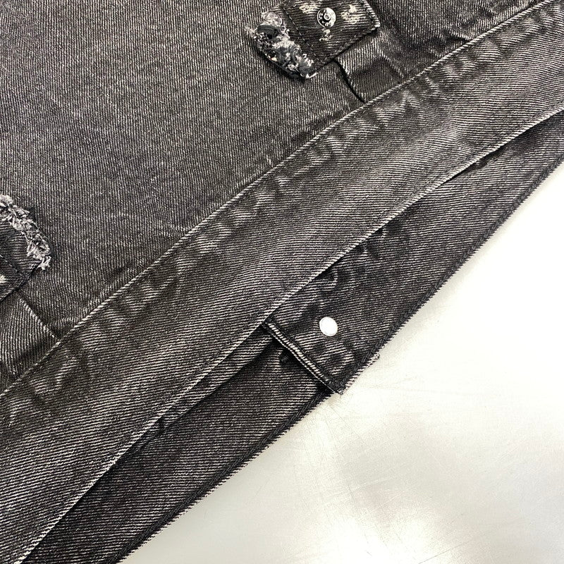 【中古品】【メンズ】 LEVI'S PREMIUM リーバイス プレミアム 30TH TYPE 1 TRUCKER JACKET 0022Q-0000 トラッカージャケット 147-260708-as-05-izu サイズ：S カラー：ブラック 万代Net店