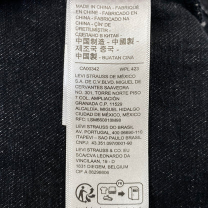 【中古品】【メンズ】 LEVI'S PREMIUM リーバイス プレミアム 30TH TYPE 1 TRUCKER JACKET 0022Q-0000 トラッカージャケット 147-260708-as-05-izu サイズ：S カラー：ブラック 万代Net店