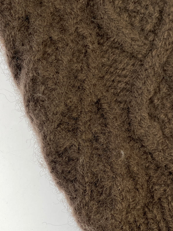 【中古品】【メンズ】 MCGREGOR マックレガー KNIT ニット メンズ トップス セーター 編み込み 146-261005-em-16-min サイズ：M カラー：ブラウン 万代Net店