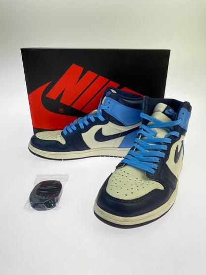 【中古品】【メンズ】 NIKE ナイキ AIR JORDAN 1 RETRO HIGH OG 555088-140 エアジョーダン1 レトロ ハイ OG スニーカー メンズ シューズ 靴 160-261030-em-21-min サイズ：28.5cm カラー：OBSIDIAN/UNIVERSITY BLUE 万代Net店