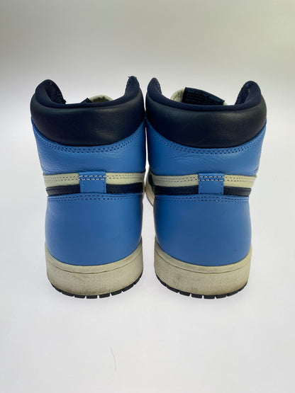 【中古品】【メンズ】 NIKE ナイキ AIR JORDAN 1 RETRO HIGH OG 555088-140 エアジョーダン1 レトロ ハイ OG スニーカー メンズ シューズ 靴 160-261030-em-21-min サイズ：28.5cm カラー：OBSIDIAN/UNIVERSITY BLUE 万代Net店