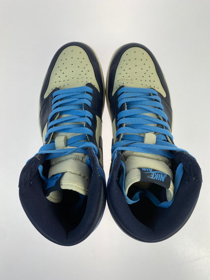 【中古品】【メンズ】 NIKE ナイキ AIR JORDAN 1 RETRO HIGH OG 555088-140 エアジョーダン1 レトロ ハイ OG スニーカー メンズ シューズ 靴 160-261030-em-21-min サイズ：28.5cm カラー：OBSIDIAN/UNIVERSITY BLUE 万代Net店
