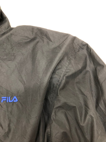 【中古品】【メンズ】 FILA フィラ FILA フィラ ナイロンジャケット 148-250111-rn-10-oto サイズ：L カラー：ブラック 黒/ブルー 青 万代Net店