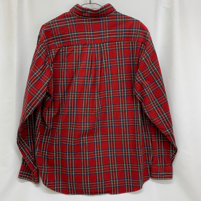 【中古品】【メンズ】 L.L.Bean エルエルビーン L.L.BEAN チェックシャツ 144-241231-rn-40-oto サイズ：L カラー：レッド　赤 万代Net店