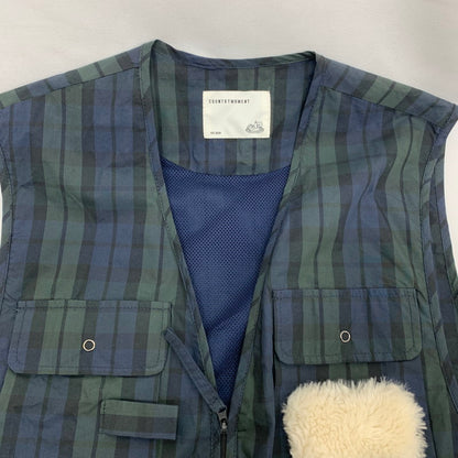 【中古品】【メンズ】 COUNTRYMOMENT カントリーモーメント COUNTRYMOMENT カントリーモーメント フィッシングベスト 147-241231-rn-43-oto サイズ：不明 カラー：ネイビー 紺 万代Net店