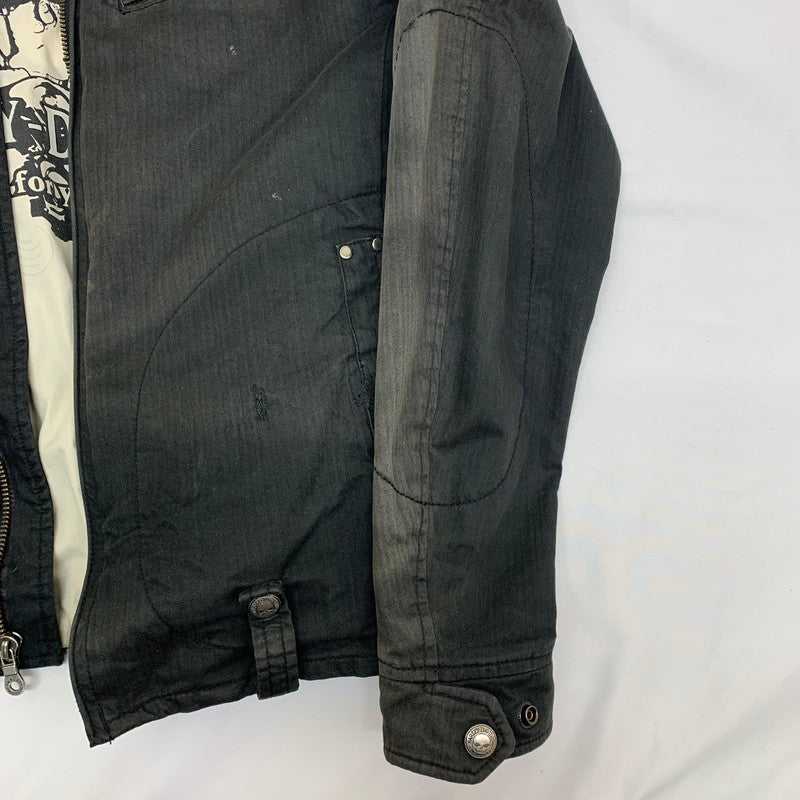 【中古品】【メンズ】 HARLEY DAVIDSON ハーレーダビッドソン HARLEY DAVIDSON WILLIE G WINGED SKULL JACKET 145-241228-rn-35-oto サイズ：M カラー：ブラック系 万代Net店