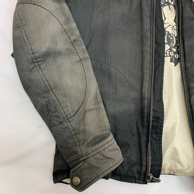 【中古品】【メンズ】 HARLEY DAVIDSON ハーレーダビッドソン HARLEY DAVIDSON WILLIE G WINGED SKULL JACKET 145-241228-rn-35-oto サイズ：M カラー：ブラック系 万代Net店