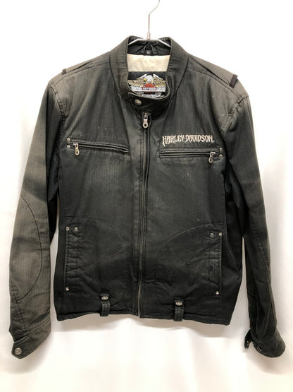 【中古品】【メンズ】 HARLEY DAVIDSON ハーレーダビッドソン HARLEY DAVIDSON WILLIE G WINGED SKULL JACKET 145-241228-rn-35-oto サイズ：M カラー：ブラック系 万代Net店