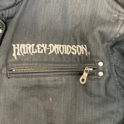 【中古品】【メンズ】 HARLEY DAVIDSON ハーレーダビッドソン HARLEY DAVIDSON WILLIE G WINGED SKULL JACKET 145-241228-rn-35-oto サイズ：M カラー：ブラック系 万代Net店