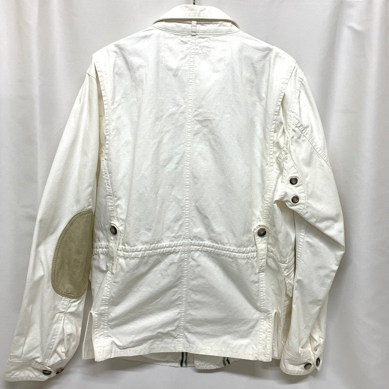 【中古品】【メンズ】 DIESEL ディーゼル DISEL プルオーバージャケット 141-241211-rn-9-oto サイズ：L カラー：ホワイト 白 万代Net店