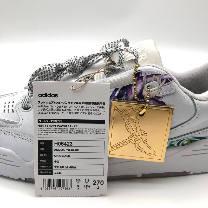 【中古美品】【メンズ】 adidas 遊戯王 × アディダス コラボ コレクション ADI2000 ブラック マジシャン AS H06423 スニーカー 161-260604-sm-02-otoh カラー：ホワイト 万代Net店
