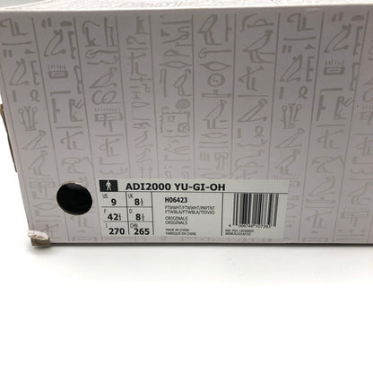 【中古美品】【メンズ】 adidas 遊戯王 × アディダス コラボ コレクション ADI2000 ブラック マジシャン AS H06423 スニーカー 161-260604-sm-02-otoh カラー：ホワイト 万代Net店