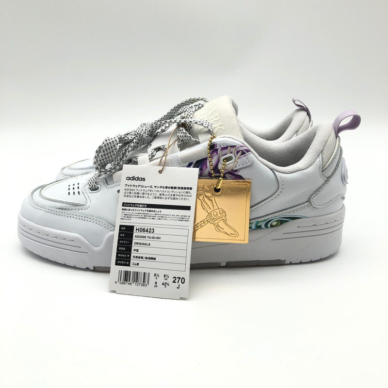 【中古美品】【メンズ】 adidas 遊戯王 × アディダス コラボ コレクション ADI2000 ブラック マジシャン AS H06423 スニーカー 161-260604-sm-02-otoh カラー：ホワイト 万代Net店