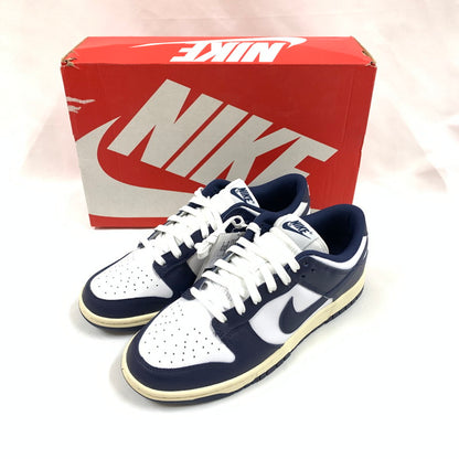 【中古美品】【メンズ】 NIKE ナイキ DD1503-115 DUNK LOW スニーカー 靴 160-260603-st-02-otoh カラー：ホワイト/ミッドナイトネイビー/セイル 万代Net店