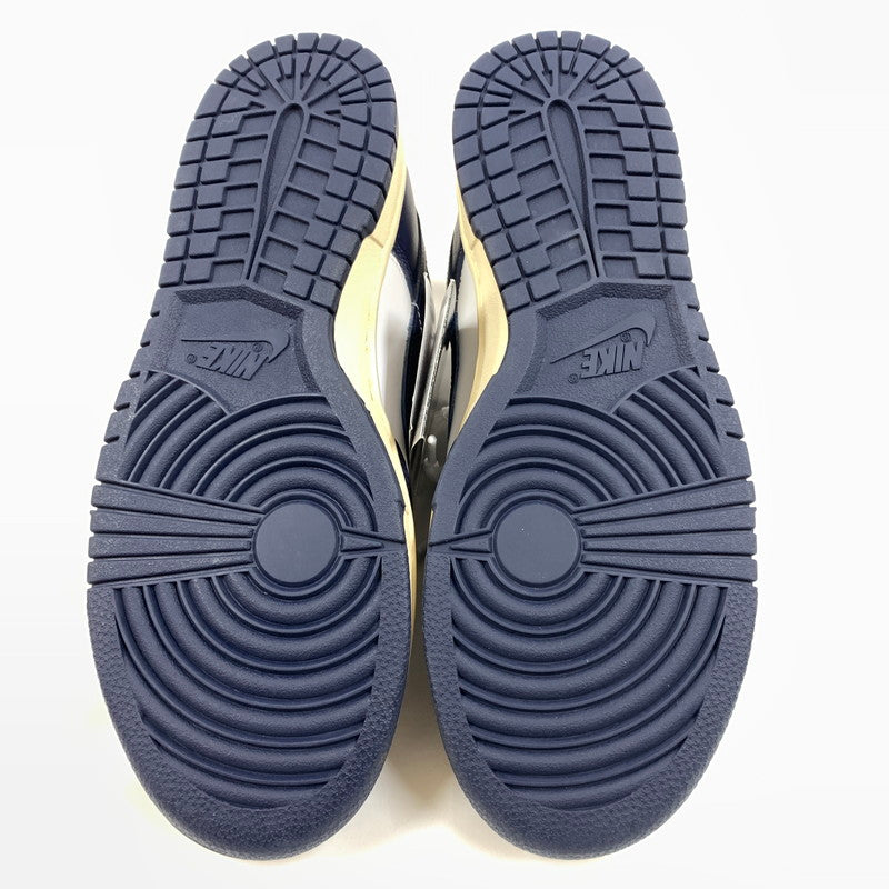 【中古美品】【メンズ】 NIKE ナイキ DD1503-115 DUNK LOW スニーカー 靴 160-260603-st-02-otoh カラー：ホワイト/ミッドナイトネイビー/セイル 万代Net店