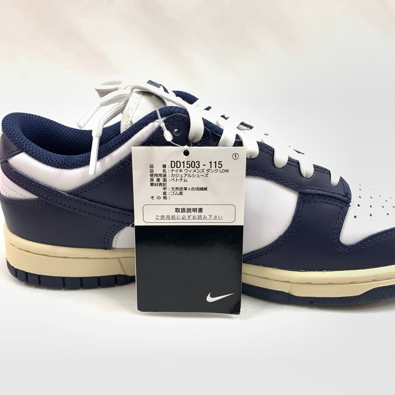 【中古美品】【メンズ】 NIKE ナイキ DD1503-115 DUNK LOW スニーカー 靴 160-260603-st-02-otoh カラー：ホワイト/ミッドナイトネイビー/セイル 万代Net店