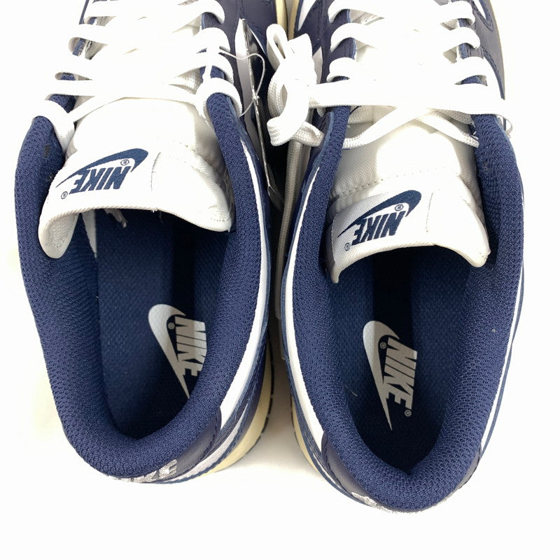 【中古美品】【メンズ】 NIKE ナイキ DD1503-115 DUNK LOW スニーカー 靴 160-260603-st-02-otoh カラー：ホワイト/ミッドナイトネイビー/セイル 万代Net店