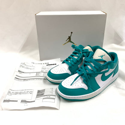 【中古美品】【レディース】 NIKE ナイキ WMNS AIR JORDAN 1 LOW DC0774 132 スニーカー 靴 160-260603-st-05-otoh カラー：ニューエメラルド / ターコイズ 万代Net店