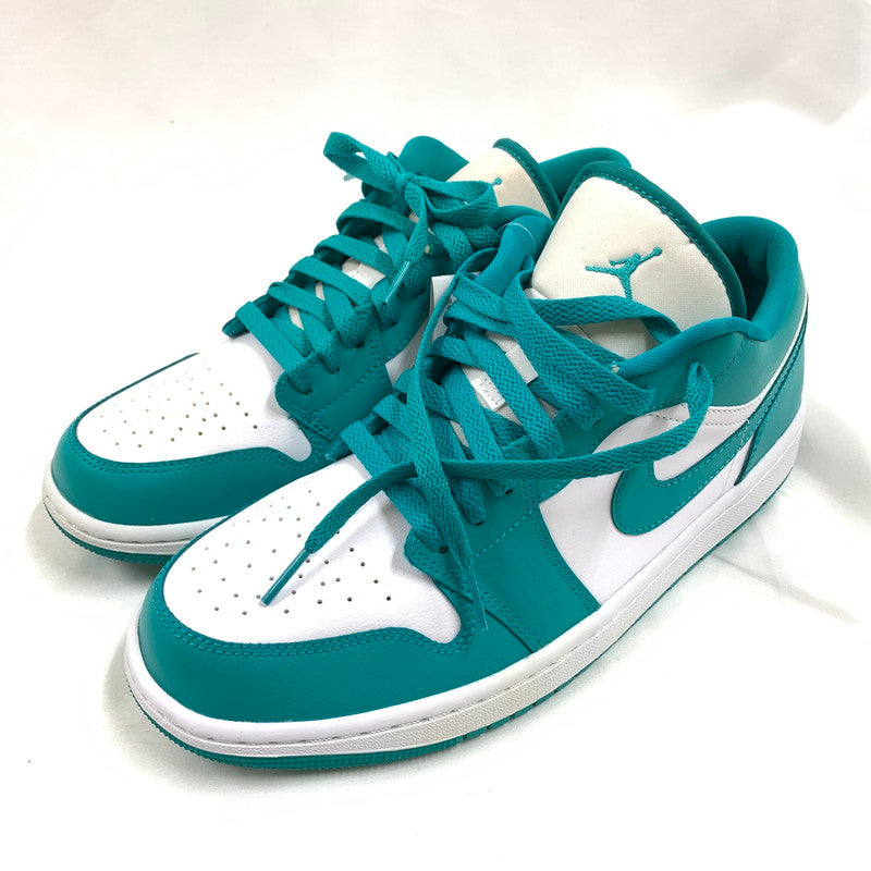 【中古美品】【レディース】 NIKE ナイキ WMNS AIR JORDAN 1 LOW DC0774 132 スニーカー 靴 160-260603-st-05-otoh カラー：ニューエメラルド / ターコイズ 万代Net店