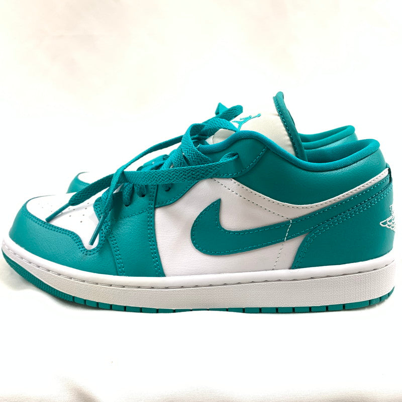 【中古美品】【レディース】 NIKE ナイキ WMNS AIR JORDAN 1 LOW DC0774 132 スニーカー 靴 160-260603-st-05-otoh カラー：ニューエメラルド / ターコイズ 万代Net店