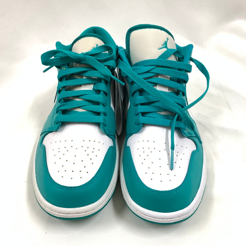 【中古美品】【レディース】 NIKE ナイキ WMNS AIR JORDAN 1 LOW DC0774 132 スニーカー 靴 160-260603-st-05-otoh カラー：ニューエメラルド / ターコイズ 万代Net店