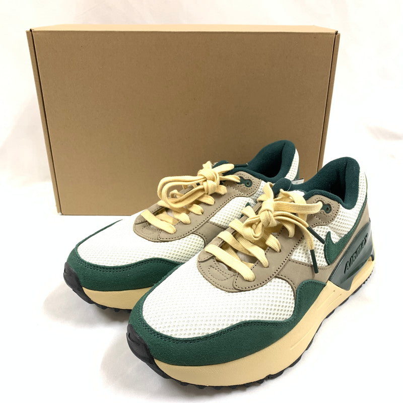 【中古美品】【メンズ】 NIKE ナイキ AIR MAX SYSTM FD0316 133 スニーカー 靴 160-260603-st-03-otoh カラー：セイル/ノーブルグリーン 万代Net店