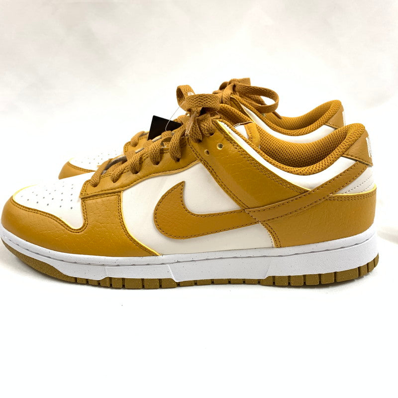 【中古美品】【レディース】 NIKE ナイキ DUNK LOW NEXT NATURE DN1431 001 スニーカー 靴 160-260603-st-04-otoh カラー：ファントム/ゴールドスエード/ホワイト/ボルト 万代Net店