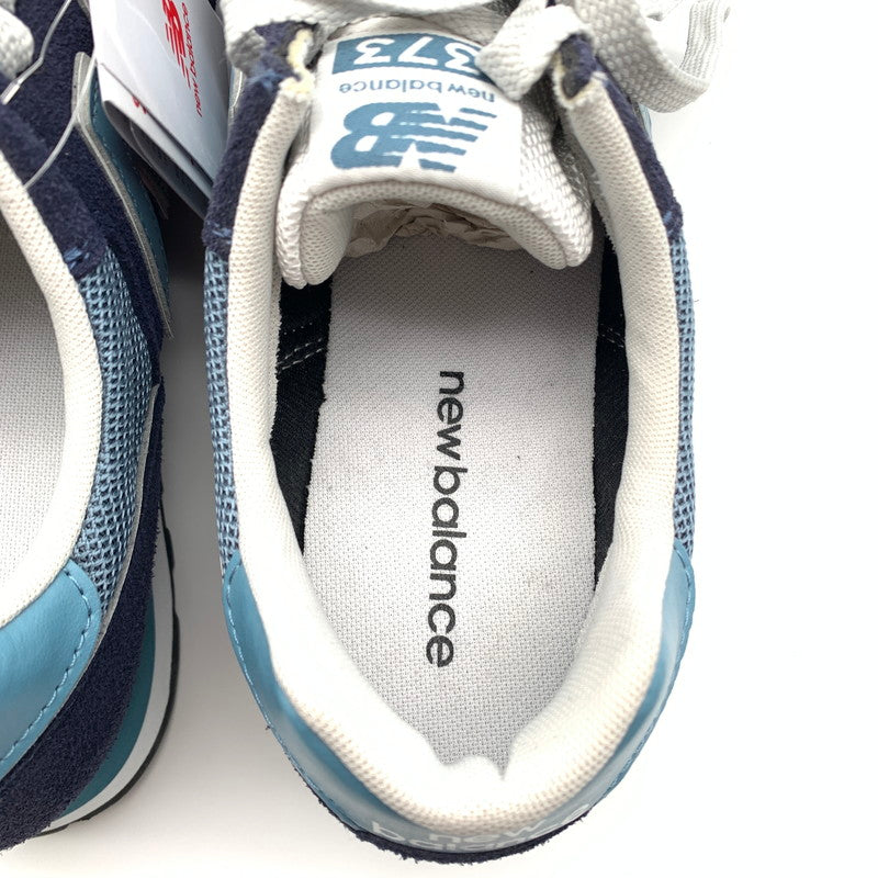 【中古美品】【メンズ】 NEWBALANCE ニューバランス ML373VA2 スニーカー 靴 162-260511-st-10-otoh カラー：ネイビーブルー 万代Net店