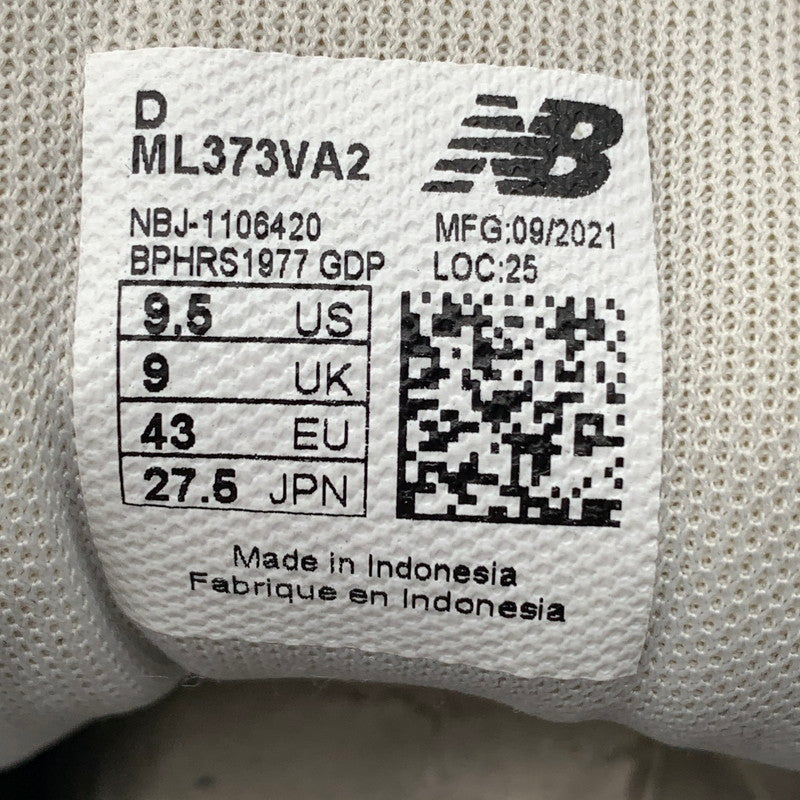 【中古美品】【メンズ】 NEWBALANCE ニューバランス ML373VA2 スニーカー 靴 162-260511-st-10-otoh カラー：ネイビーブルー 万代Net店