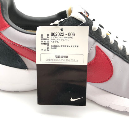 【中古美品】【メンズ】 NIKE ナイキ 802022-006 ROSHE LD-1000 QS スニーカー 靴 160-260507-st-04-otoh カラー：ウルフグレー / バーシティレッド / ブラック 万代Net店