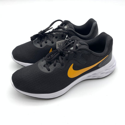 【中古美品】【メンズ】 NIKE ナイキ DC3728-013 REVOLUTION 6 NN スニーカー 靴 160-260511-st-01-otoh カラー：ブラック/ユニバーシテゴールド 万代Net店