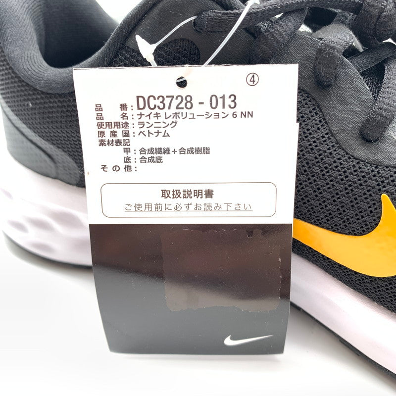 【中古美品】【メンズ】 NIKE ナイキ DC3728-013 REVOLUTION 6 NN スニーカー 靴 160-260511-st-01-otoh カラー：ブラック/ユニバーシテゴールド 万代Net店