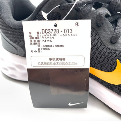 【中古美品】【メンズ】 NIKE ナイキ DC3728-013 REVOLUTION 6 NN スニーカー 靴 160-260511-st-01-otoh カラー：ブラック/ユニバーシテゴールド 万代Net店