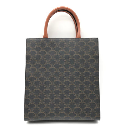 【中古美品】【レディース】 CELINE セリーヌ 191542 バーティカルカバ 2WAYショルダー トリオンフキャンバス ハンドバッグ ショルダーバッグ 180-260419-sy-06-otoh カラー：ブラウン系 万代Net店