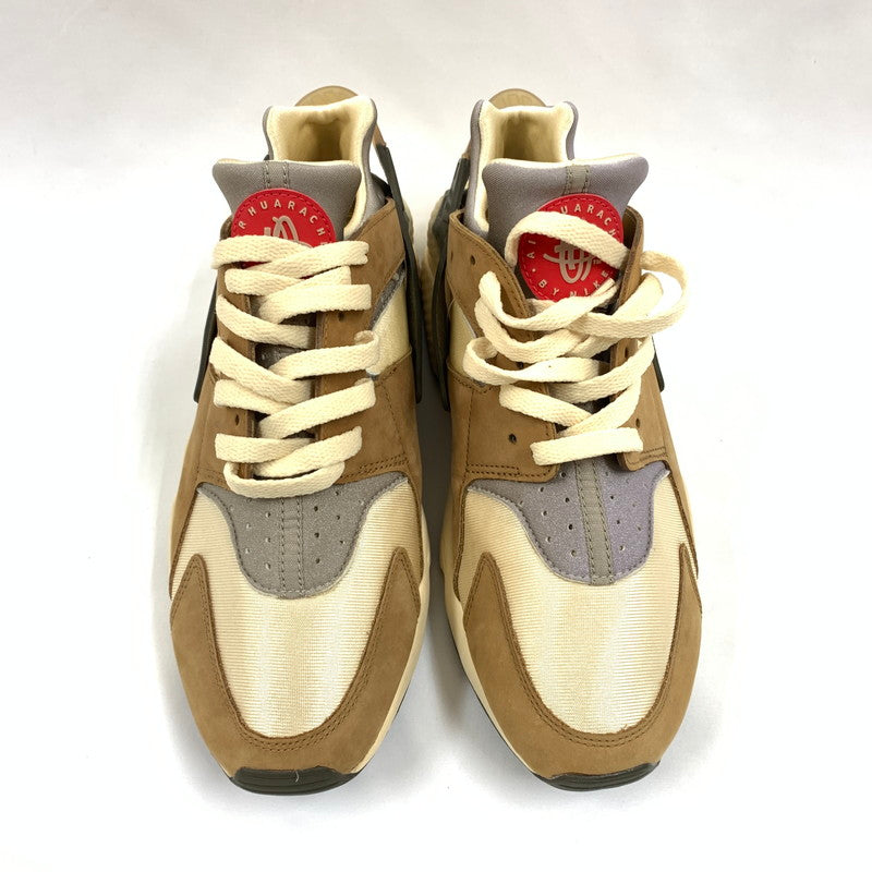 【中古美品】【メンズ】 NIKE × STUSSY ナイキ ステューシー DD1381-200 AIR HUARACHE LE スニーカー 靴 160-260601-st-04-otoh カラー：デザートオーク/リード/ライトストロー 万代Net店