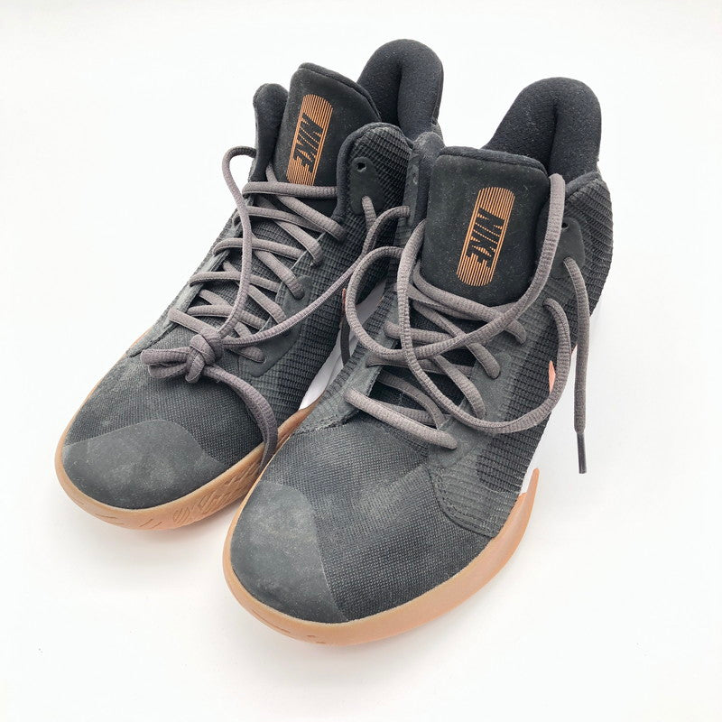 【中古美品】【メンズ】 NIKE ナイキ AQ7495-006 PRECISON Ⅲ スニーカー 靴 160-260507-st-09-otoh カラー：ブラック/メタリックコッパー/ガムミッドブラウン 万代Net店