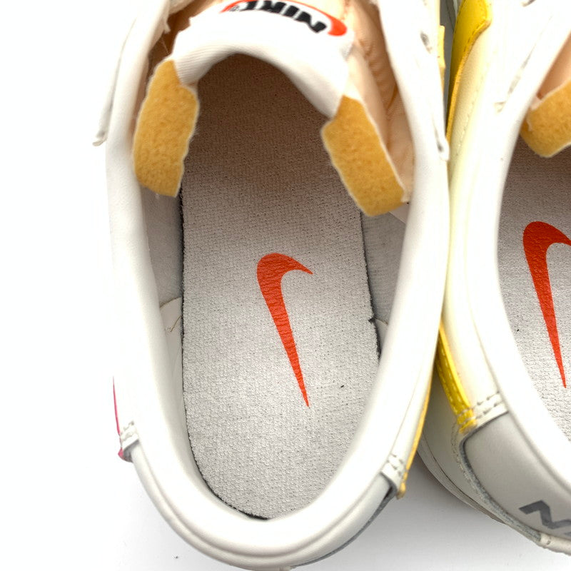 【中古美品】【レディース】 NIKE ナイキ DA6364-106 BLAZER LOW 77 VNTG スニーカー 靴 160-260511-st-11-otoh カラー：セイル/ライトボルドー/ビビッドサルファー 万代Net店