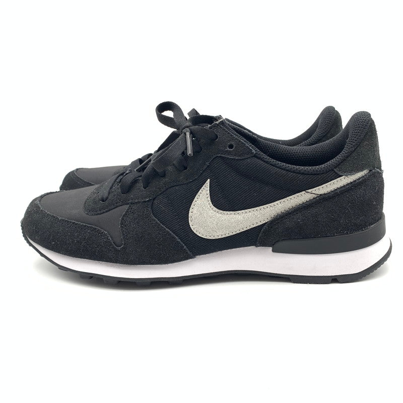 【中古美品】【レディース】 NIKE ナイキ AT0075-001 W INTERNATIONALIST GLITTER スニーカー 靴 160-260511-st-07-otoh カラー：ブラック 万代Net店