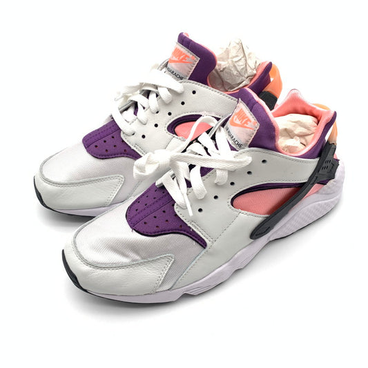 【中古美品】【メンズ】 NIKE ナイキ DD1068-101 AIR HUARACHE スニーカー 靴 160-260512-st-03-otoh カラー：ホワイト/パープル/ブライトマンゴー/ブラック 万代Net店