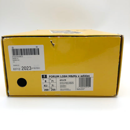 【中古品】【メンズ】 ADIDAS×M&Ms GY1179 FORUM LO84 アディダス エムアンドエムズ フォーラム ロー 84 イエロー スニーカー 靴 162-260604-sm-01-otoh カラー：イエロー 万代Net店