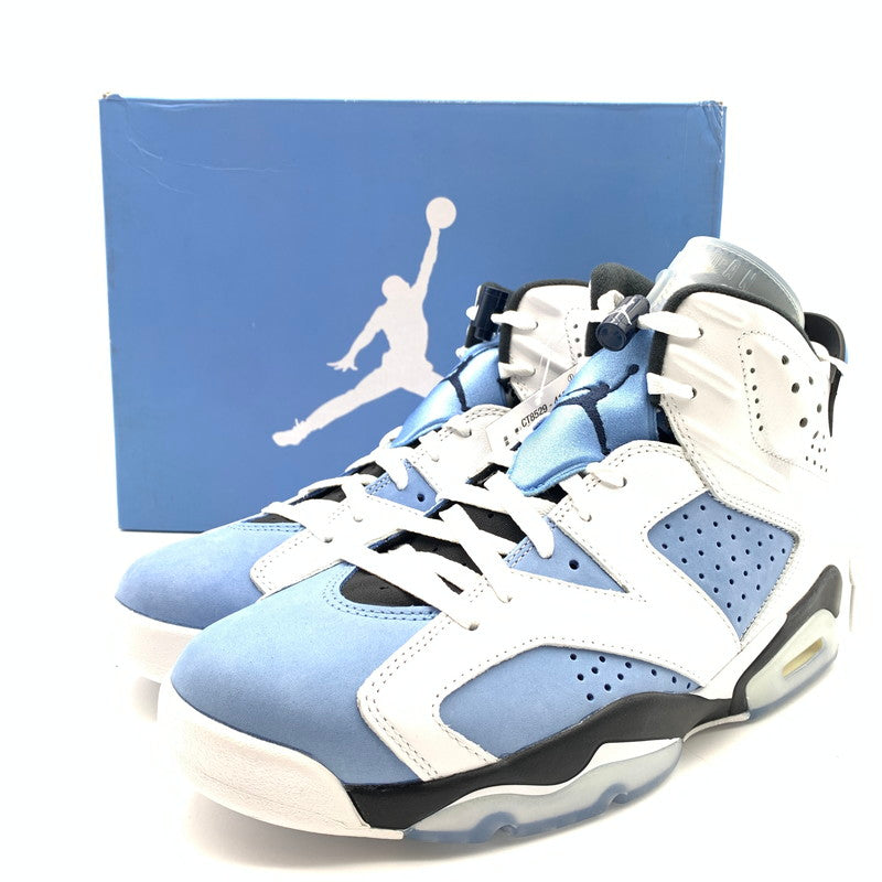 【中古美品】【メンズ】 NIKE ナイキ CT8529-410 AIR JORDAN 6 UNC スニーカー 靴 160-260429-ts-11-otoh カラー：ユニバーシティブルー 万代Net店