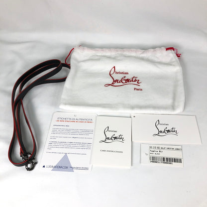 【中古品】【メンズ/レディース】 CHRISTIAN LOUBOUTIN 3145147 クリスチャン ルブタン ウォレット ストラップ 財布 181-260609-sm-03-otoh カラー：ブラック 万代Net店