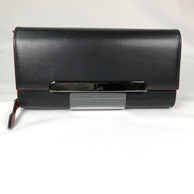 【中古品】【メンズ/レディース】 CHRISTIAN LOUBOUTIN 3145147 クリスチャン ルブタン ウォレット ストラップ 財布 181-260609-sm-03-otoh カラー：ブラック 万代Net店