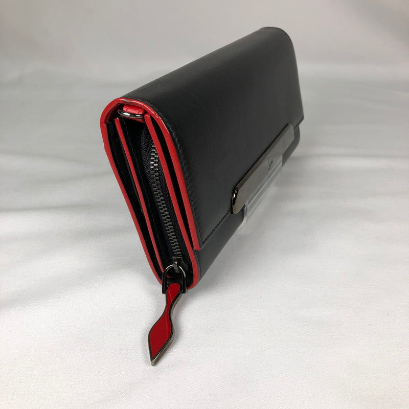 【中古品】【メンズ/レディース】 CHRISTIAN LOUBOUTIN 3145147 クリスチャン ルブタン ウォレット ストラップ 財布 181-260609-sm-03-otoh カラー：ブラック 万代Net店